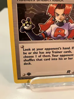 Vintage 1st Edition Team Rocket Black Star Rare Pokemon Card - Image 5