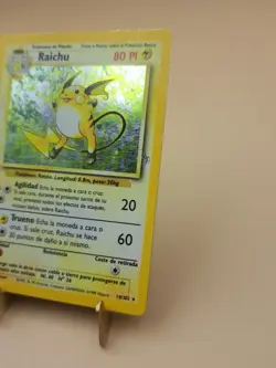 1999 SPANISH Pokemon Base Set #14/102 Holo Raichu. MP - Image 3