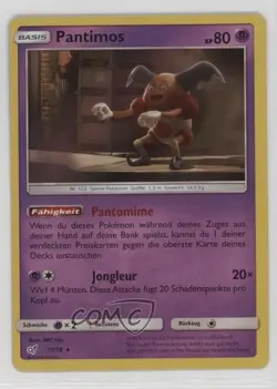 Mr Mime German Pokemon Sun & Moon Detective Pikachu #11 - Image 1