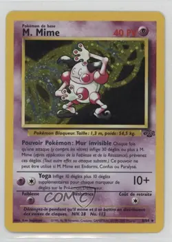 Mr Mime Holo French Pokemon Jungle #6 1999 - Image 1