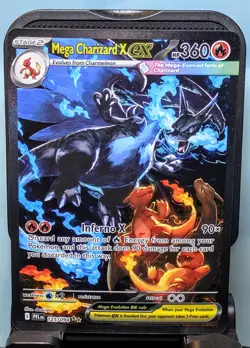 Pokemon TCG Mega Charizard X EX SIR Phantasmal Flames 125/094 - Image 1