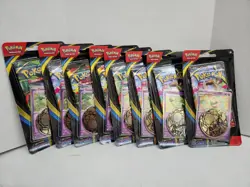 8x Pokemon Single Coin Booster Pack Phantasmal Flames - Image 1