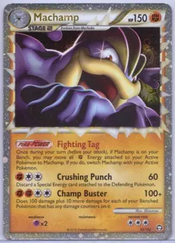 Machamp Prime 95/102 - Ultra Rare Holofoil - Triumphant - Pokemon - NM - Image 1