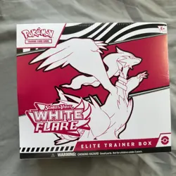 White Flare ETB | WHT - Scarlet & Violet | Sealed | Pokemon TCG - Image 1