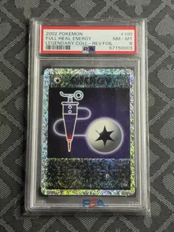 Pokemon Legendary Collection Reverse Holo Full Heal Energy #100/110 PSA 8 NM-MT - Image 1