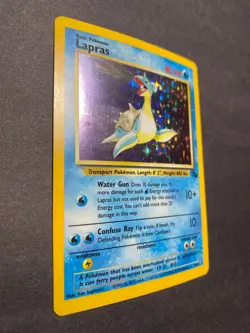 Lapras 10/62 Fossil Holo Pokemon TCG 151 RARE - Image 2