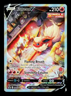 Pokemon TCG Flareon V Black Star Promo SWSH 179 Holo - Image 1