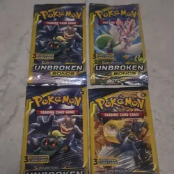 Pokemon Sun & Moon Unbroken Bonds Booster Packs 4 - Image 1