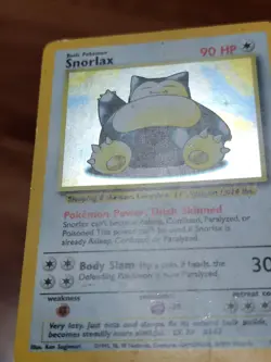 Pokemon Snorlax 11/64 Holo Rare Jungle Set 1999 WOTC PL* - Image 4