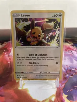 Pokemon TCG - Eevee - SWSH118 - Sword & Shield Promo - NM Black Star (2022) - Image 2