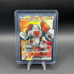 Regirock EX Pokemon Destined Rivals 214/182 Ultra Rare Full Art SV NM - Image 1