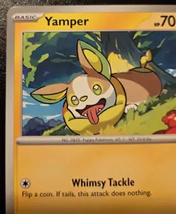 Yamper 058/162 Common Scarlet & Violet: Temporal Forces Pokemon TCG - Image 2