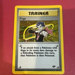 Koga Gym Challenge Holo Rare 19/132 Trainer - Pokemon NM - Image 1