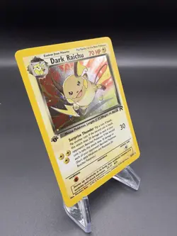 Dark Raichu 1st Edition Holo Secret Rare - 83/82 Team Rocket - Pokemon TCG 2000 - Image 3