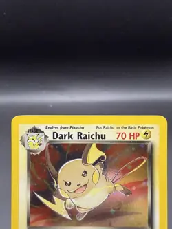 Dark Raichu 1st Edition Holo Secret Rare - 83/82 Team Rocket - Pokemon TCG 2000 - Image 4