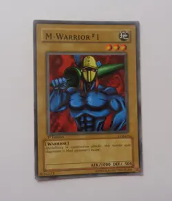 M-Warrior #1 LOB-076 (Common, 1st Edition, Moderately Played / MP) Yugioh - Image 1