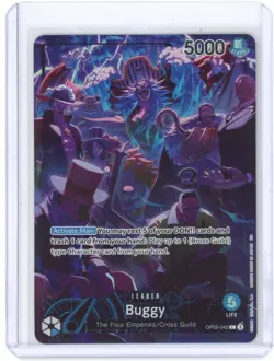 Buggy OP09-042 English 2nd Anniversary Set One Piece Promo Card Foil NM - Image 1