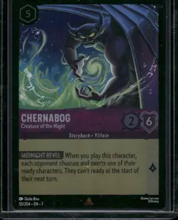 Chernabog Creature of the Night - 50/204 - Rare - Disney Lorcana - Image 1