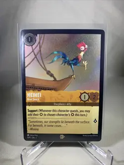 Heihei, Boat Snack Promo Foil - EN1 9/P1 - NM - Disney Lorcana TCG Errata Error - Image 1