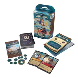 Disney Lorcana TCG Azurite Sea Amber & Ruby Starter Deck [60 Cards] - Image 2