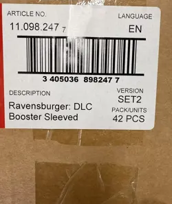 Sealed Case Box of 42 Sleeved Booster Packs Rise of the Floodborn Disney Lorcana - Image 1