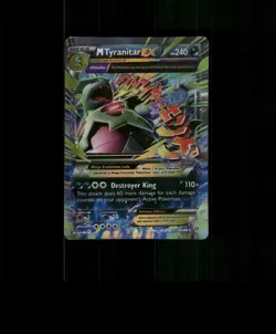 FAN-ART READ DESCRIPTION BELOW HOLO Tyranitar Card Tyranitar Pokemon Card p2 - Image 1