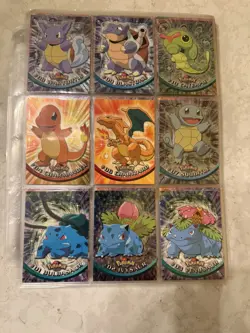 Various Vintage Pokemon Cards. Topps Holo And Regular & Poke Trivia Cards - Image 1