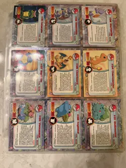 Various Vintage Pokemon Cards. Topps Holo And Regular & Poke Trivia Cards - Image 2