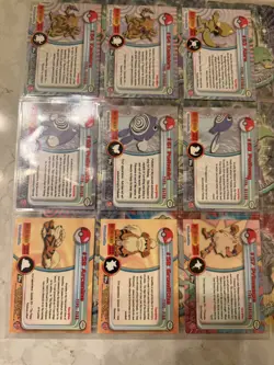 Various Vintage Pokemon Cards. Topps Holo And Regular & Poke Trivia Cards - Image 3