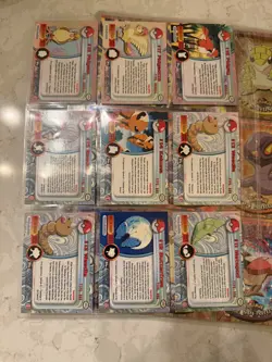 Various Vintage Pokemon Cards. Topps Holo And Regular & Poke Trivia Cards - Image 5
