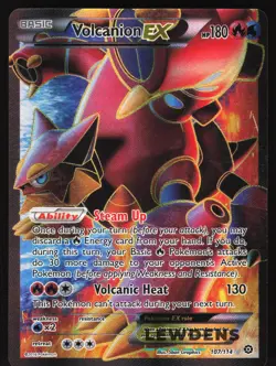 Volcanion EX - 107/114 - Full Art Ultra Rare - XY Steam Siege - Pokemon Card - Image 1