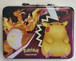 Pokemon Mixed Card Lot Charizard Pikachu Tin - Image 1