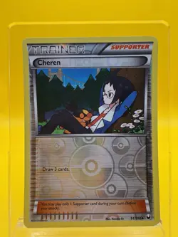 Cheren 91/108 Dark Explorers English Pokemon Card TCG 2012 LP - Image 1