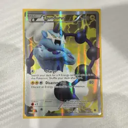 Pokemon Thundurus Full Art Holo Ultra Rare 97/98 Emerging Powers Card - Image 1