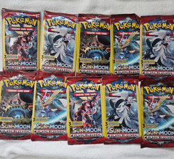 NEW 10 Crimson Invasion 3 Card Booster Pack Dollar Tree Unweighed - Image 1