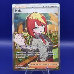 Mela 140/131 Ultra Rare Prismatic Evolutions Pokemon Card NM - Image 1