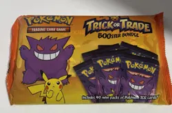 Nintendo Pokemon TCG BOOster Gengar Trick Or Trade Bundle 40 Packs 120 Cards New 820650850783 - Image 1