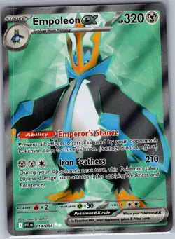 Empoleon ex 114/094 ME02: Phantasmal Flames - Pokemon Card - NM - Image 1