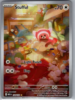 Stufful 154/132 ME01: Mega Evolution - Pokemon Card - NM - Image 1