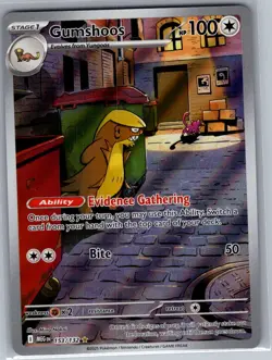 Gumshoos 153/132 ME01: Mega Evolution - Pokemon Card - NM - Image 1