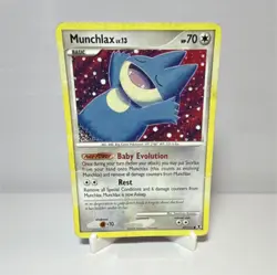 Pokemon Munchlax 69/111 Rising Rivals Basic 70 HP Common Regular Card 2009 - Image 1