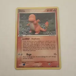 Ditto 37/113 Reverse Holo Stamped EX Delta Species Pokemon Card - Image 1