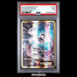 Mewtwo EX 103/106 - 2016 XY Evolutions Full Art Holo - Pokemon Card - PSA 7 - Image 1