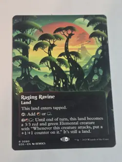 x1 Raging Ravine EOS Edge of Eternities Stellar Sights MTG 35 M/NM 1x - Image 1