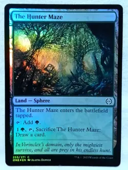 The Hunter Maze 253 Phyrexia: All Will Be One Foil Magic The Gathering - Image 1