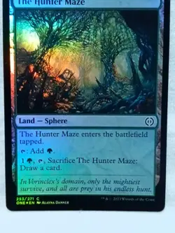 The Hunter Maze 253 Phyrexia: All Will Be One Foil Magic The Gathering - Image 2