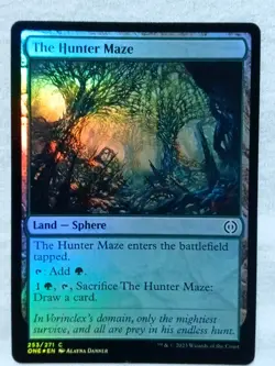 The Hunter Maze 253 Phyrexia: All Will Be One Foil Magic The Gathering - Image 3