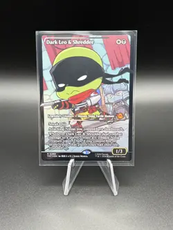 MTG TMNT - Dark Leo & Shredder - 0289 Showcase Foil - Mythic Rare - NM - Image 3