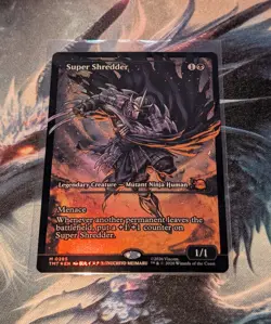 Magic The Gathering T.M.N.T. Super Shredder Showcase Foil M/NM - Image 1