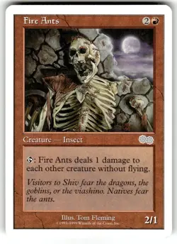 Fire Ants Urza's Saga Regular MTG - Image 1